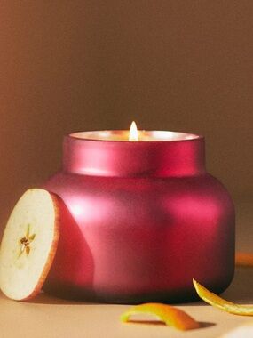 Anthropologie /Capri Blue champagne candle